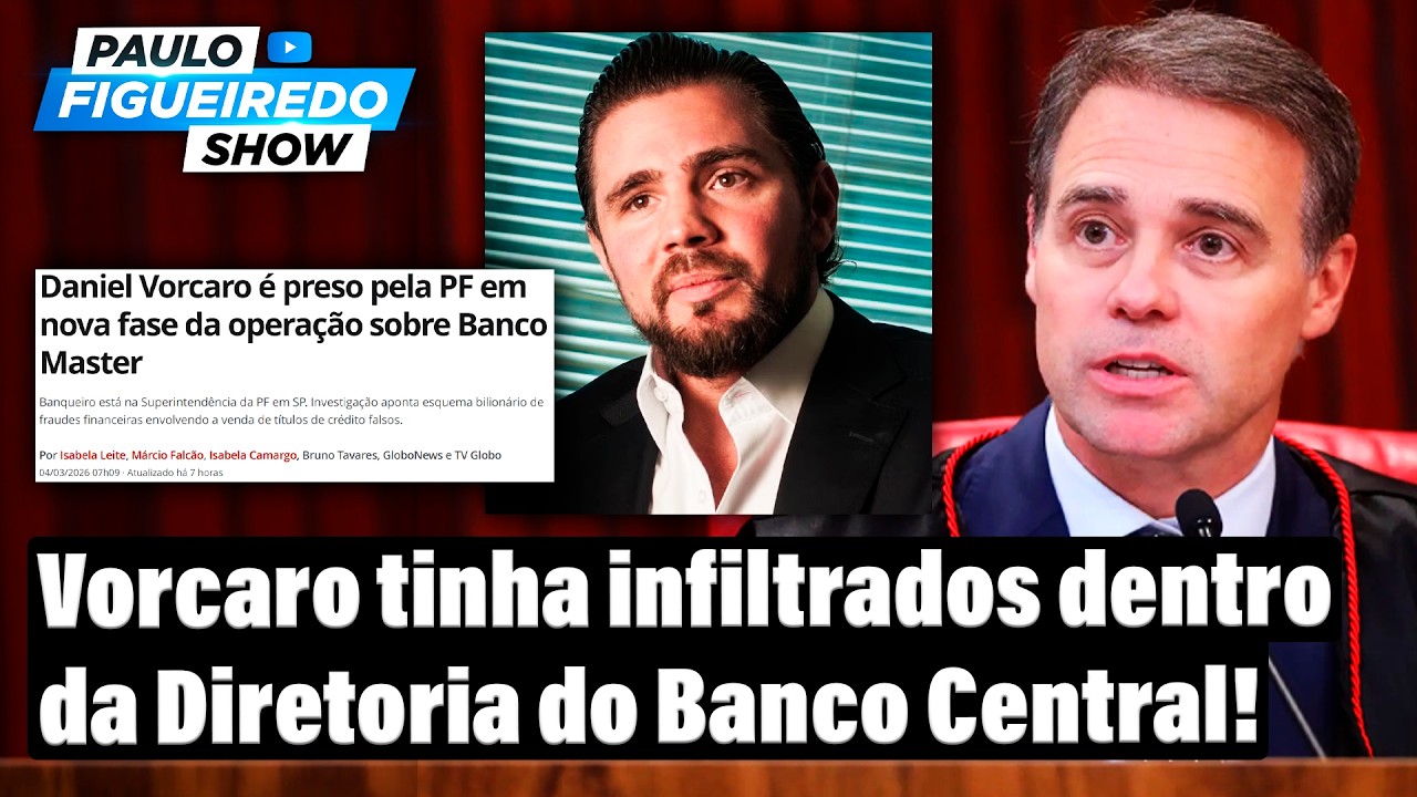 André Mendonça manda prender Vorcaro e infiltrados no BC