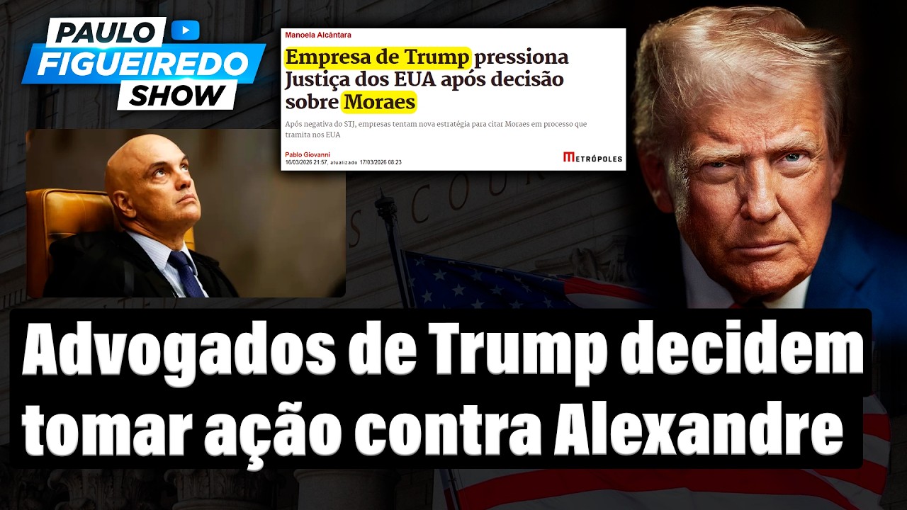 Advogados de Trump pedem contra Moraes nos EUA