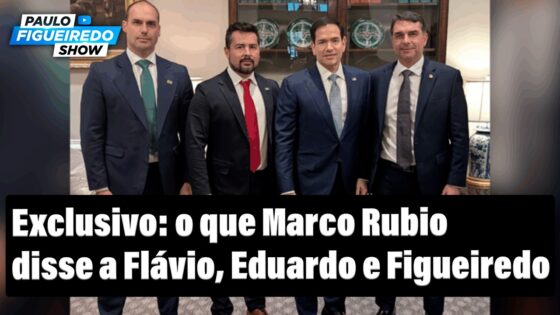 Marco Rubio reúne-se com Flávio Eduardo Figueiredo; pauta é revelada