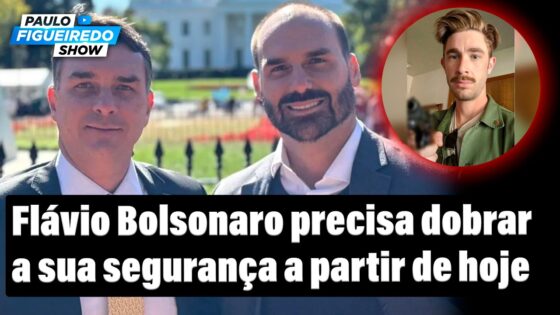 Flávio Bolsonaro precisa dobrar segurança após alerta