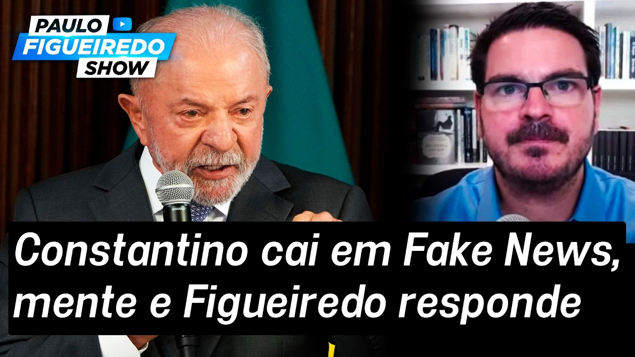 Constantino cai em fake news sobre EUA e mente, diz Paulo Figueiredo
