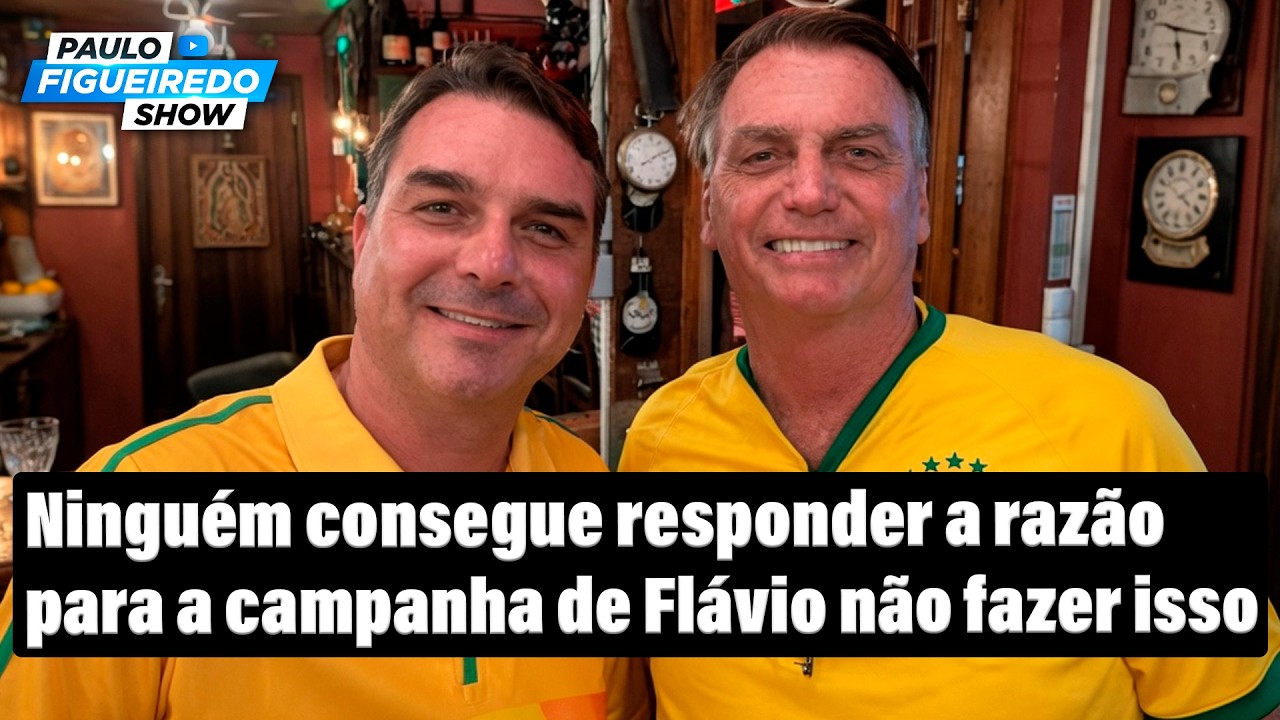 Flávio Bolsonaro mantém silêncio sobre questão não respondida