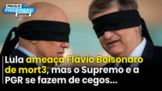 Post diz que Lula ameaça Flávio Bolsonaro de morte