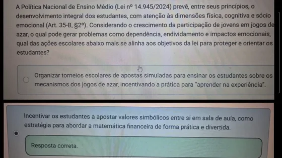 MEC sugere bets como ferramenta de ensino, diz Defensoria
