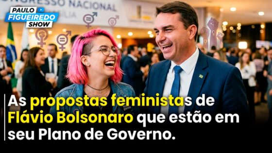 Plano de governo de Flávio Bolsonaro sobre feminismo é criticado