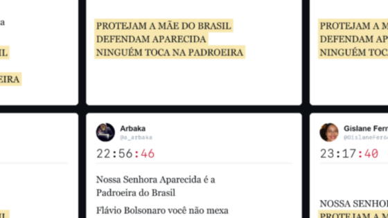 Posts idênticos indicam fake news contra Flávio
