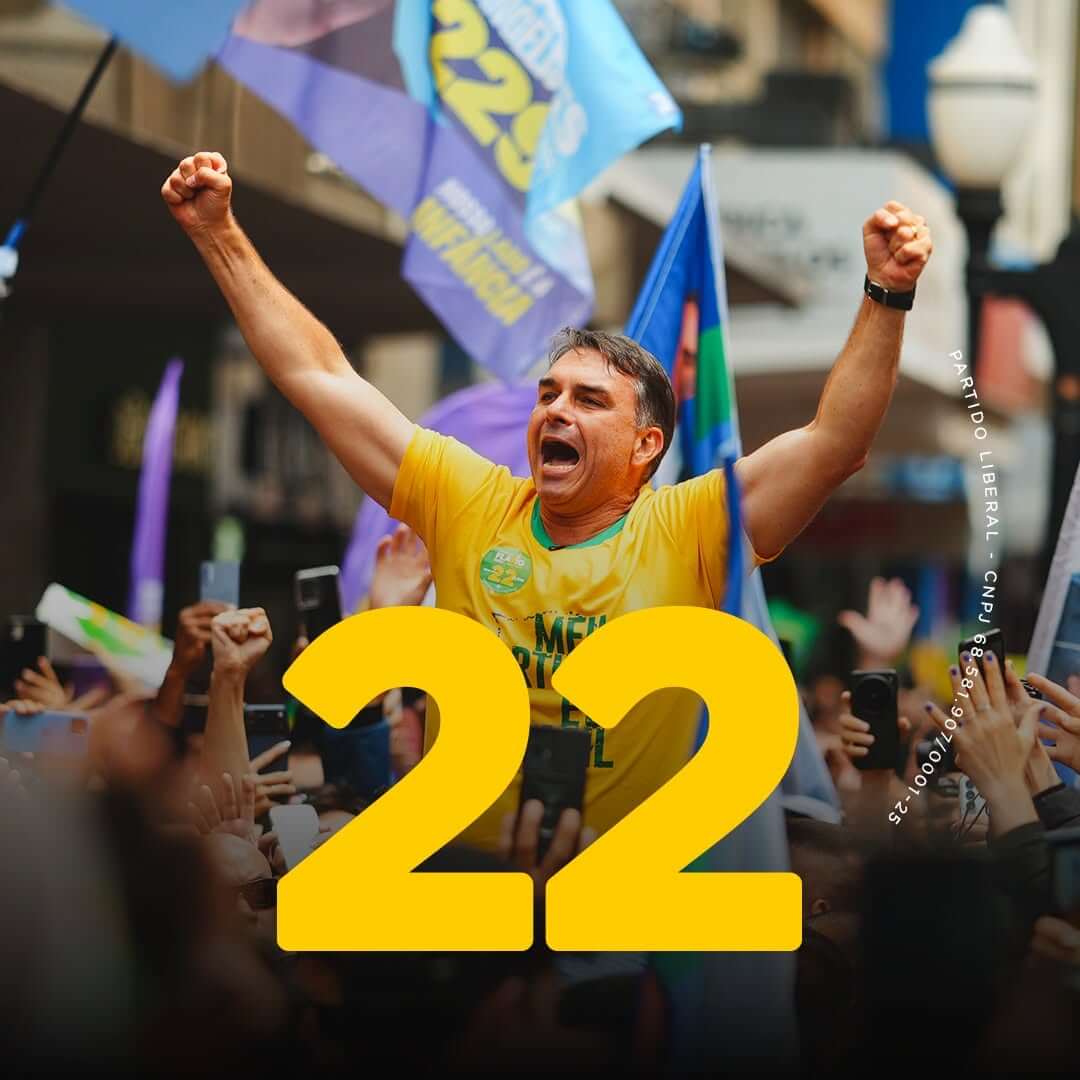 Flávio Bolsonaro lidera sobre Lula e disputa segue para 2º turno